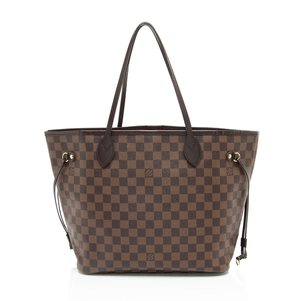 Louis Vuitton Damier Ebene Neverfull MM Tote