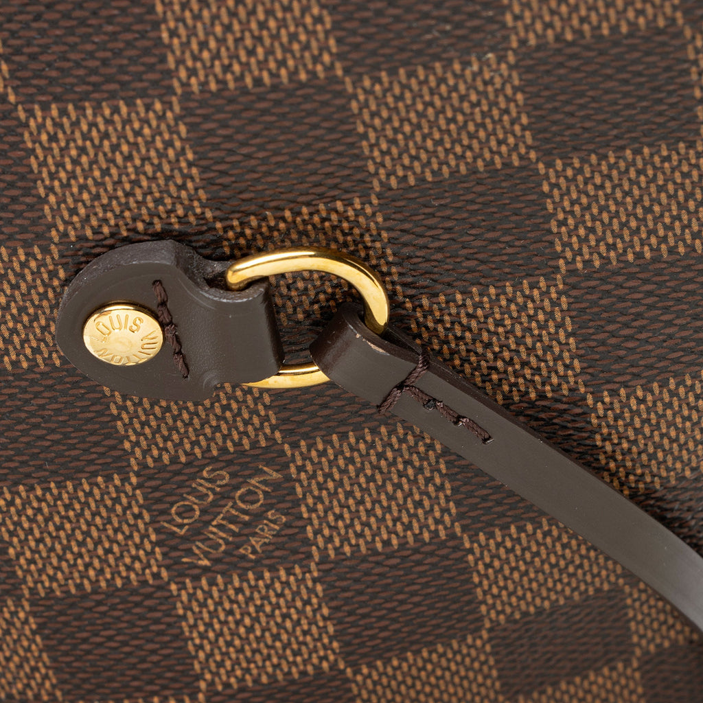 Louis Vuitton Damier Ebene Neverfull MM Tote