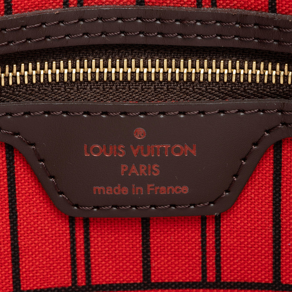 Louis Vuitton Damier Ebene Neverfull MM Tote