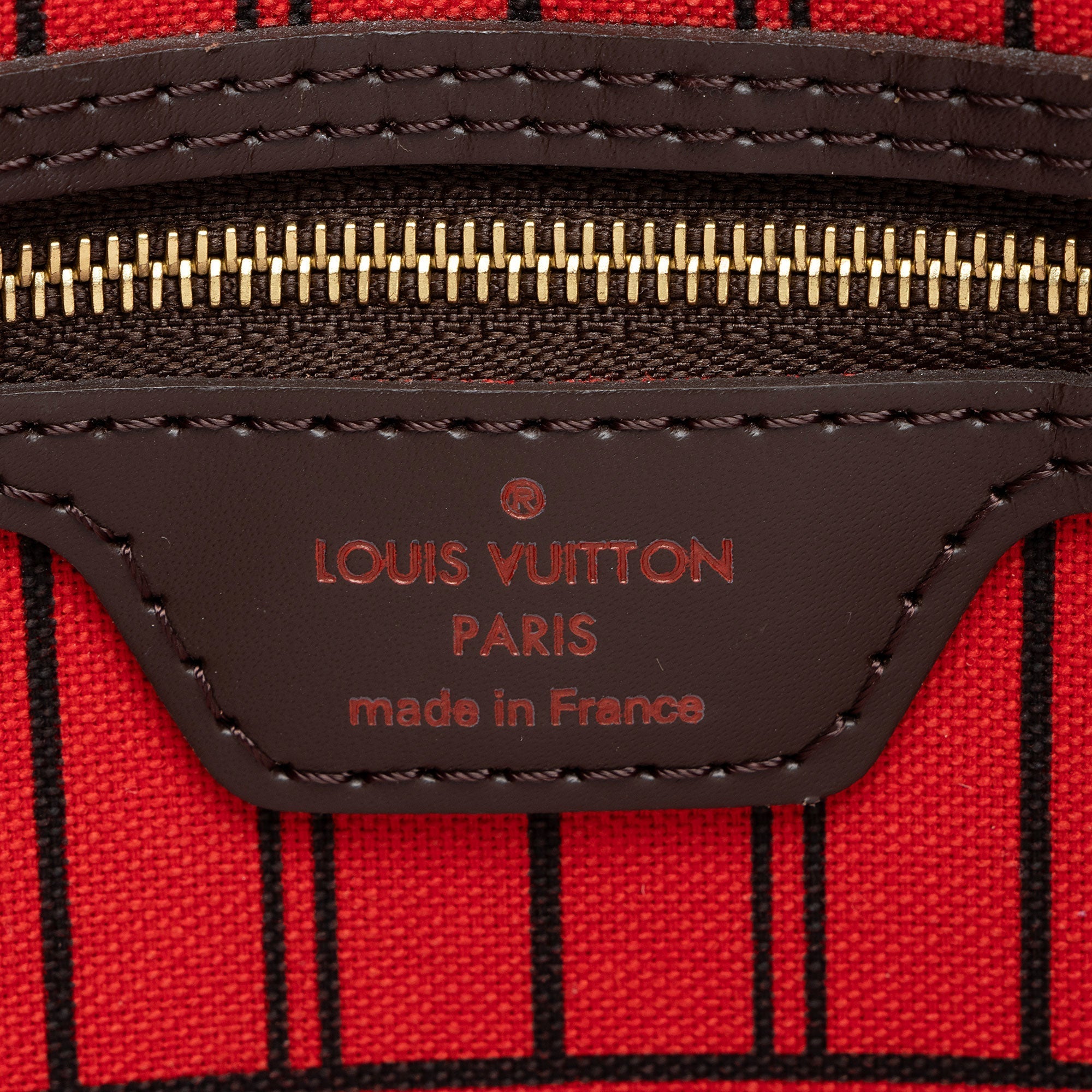 Louis Vuitton Damier Ebene Neverfull MM Tote