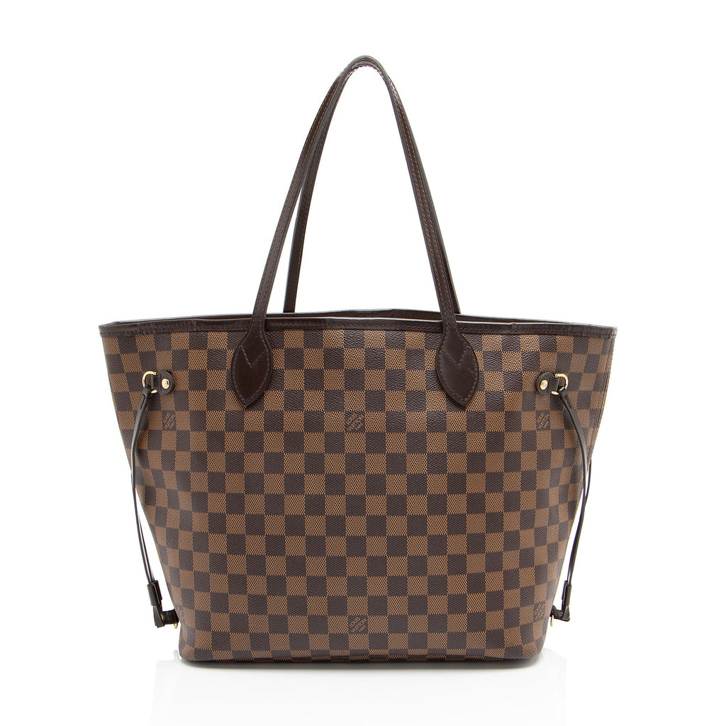 Louis Vuitton Damier Ebene Neverfull MM Tote