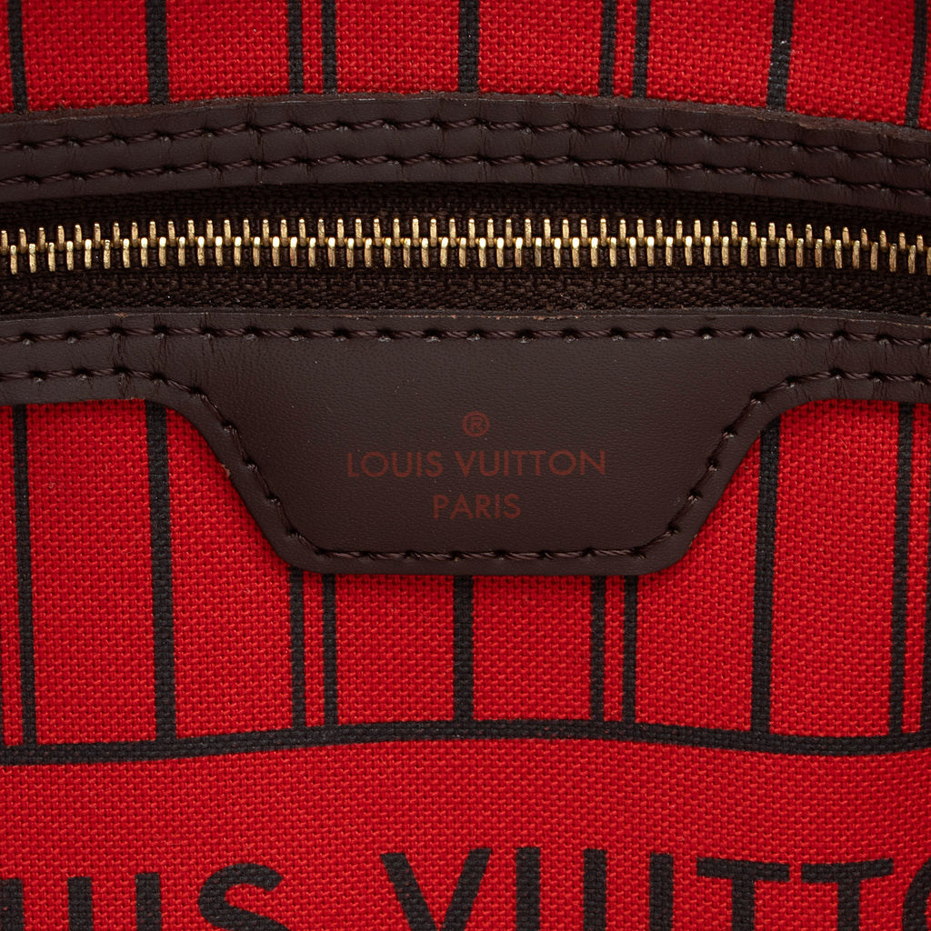 Louis Vuitton Damier Ebene Neverfull MM Tote