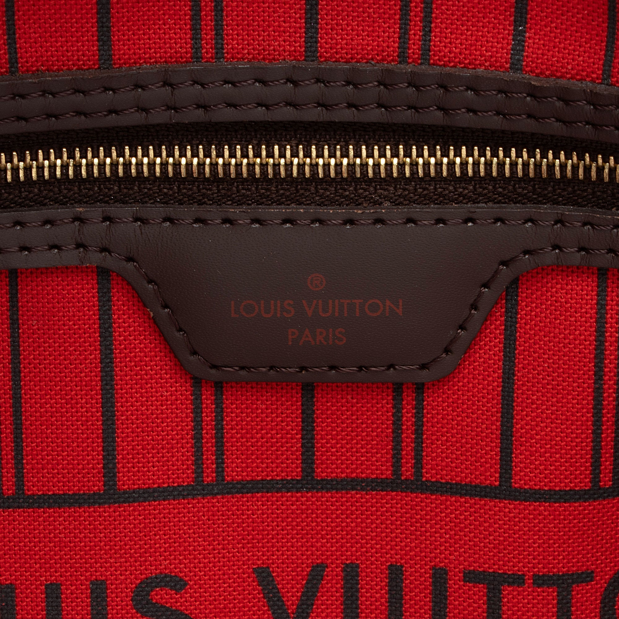Louis Vuitton Damier Ebene Neverfull MM Tote