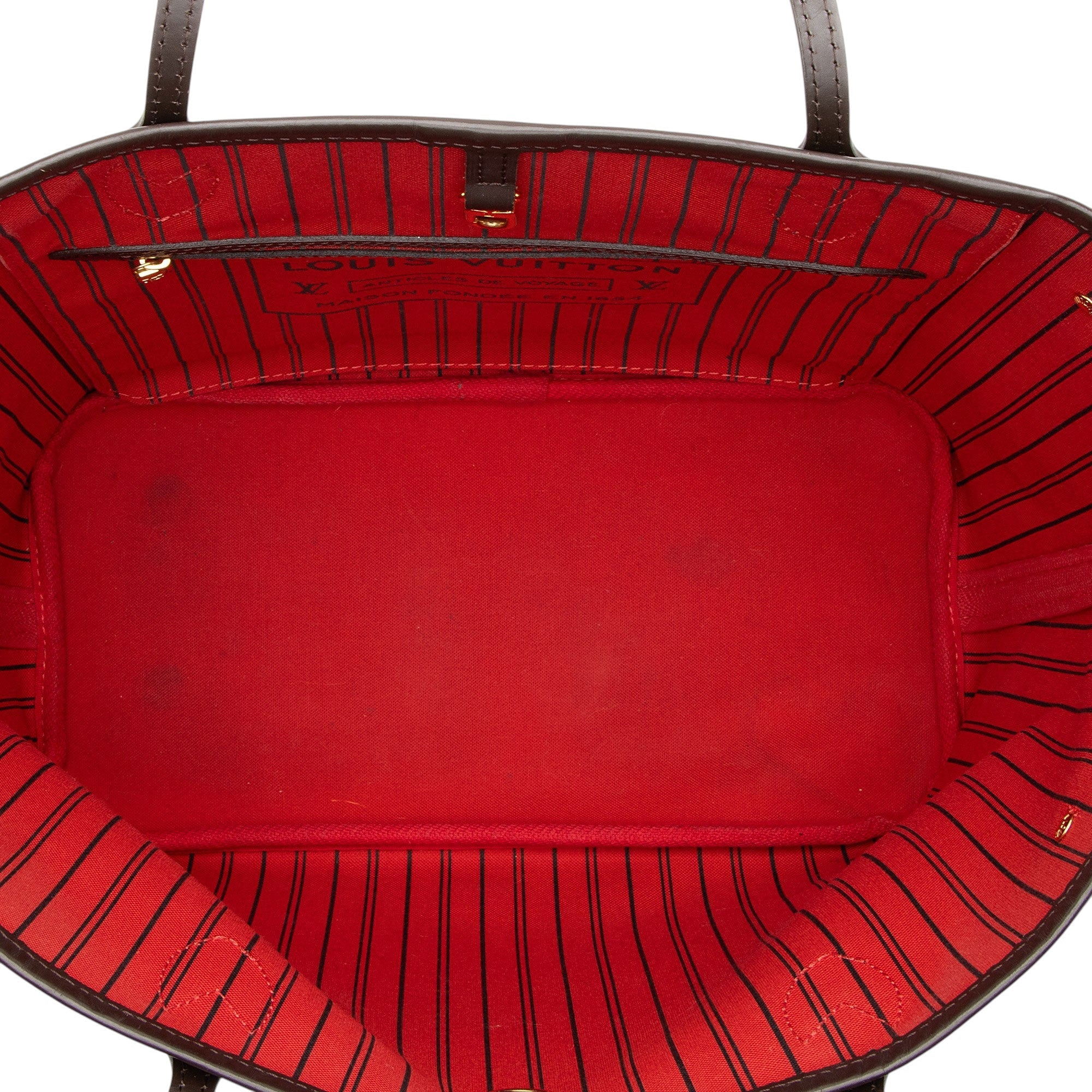 Louis Vuitton Damier Ebene Neverfull MM Tote