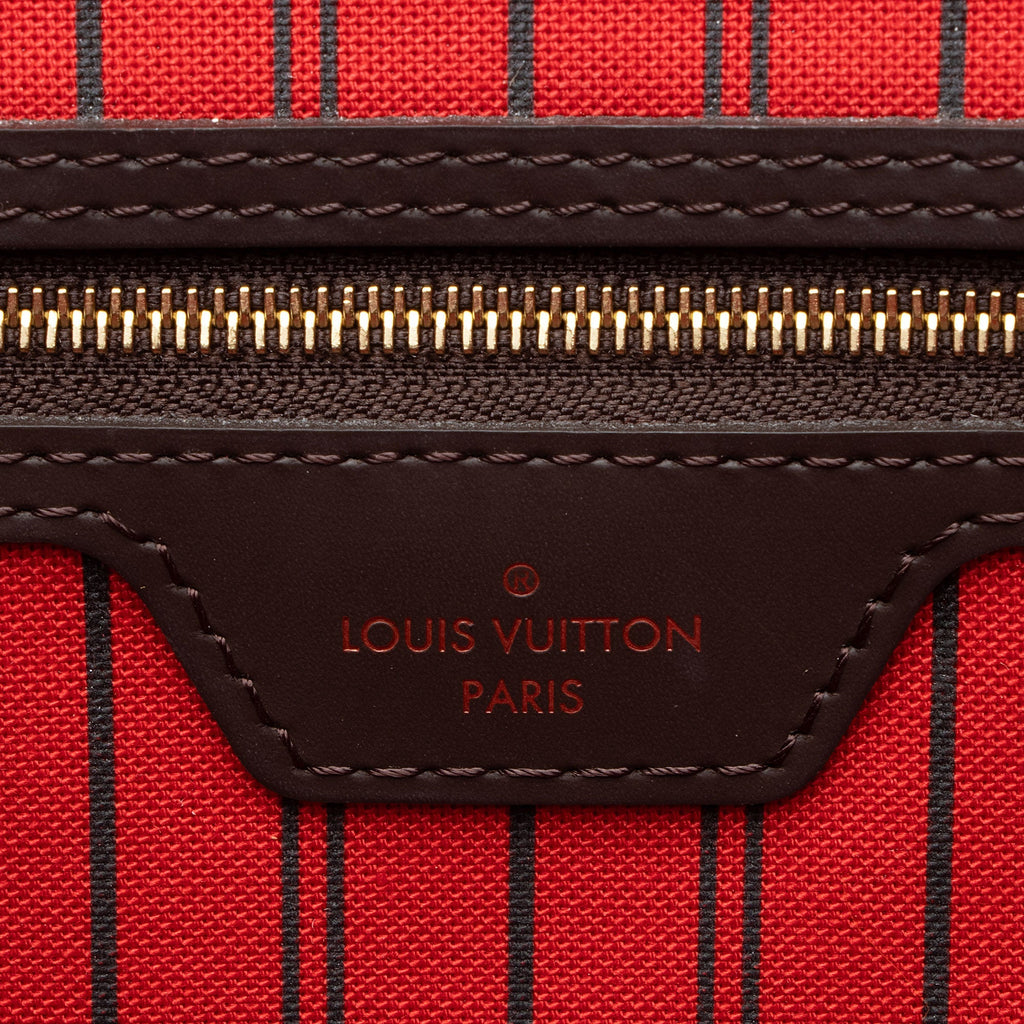 Louis Vuitton Damier Ebene Neverfull MM Tote