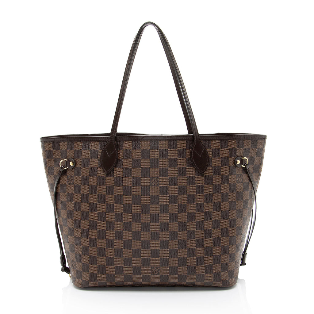 Louis Vuitton Damier Ebene Neverfull MM Tote
