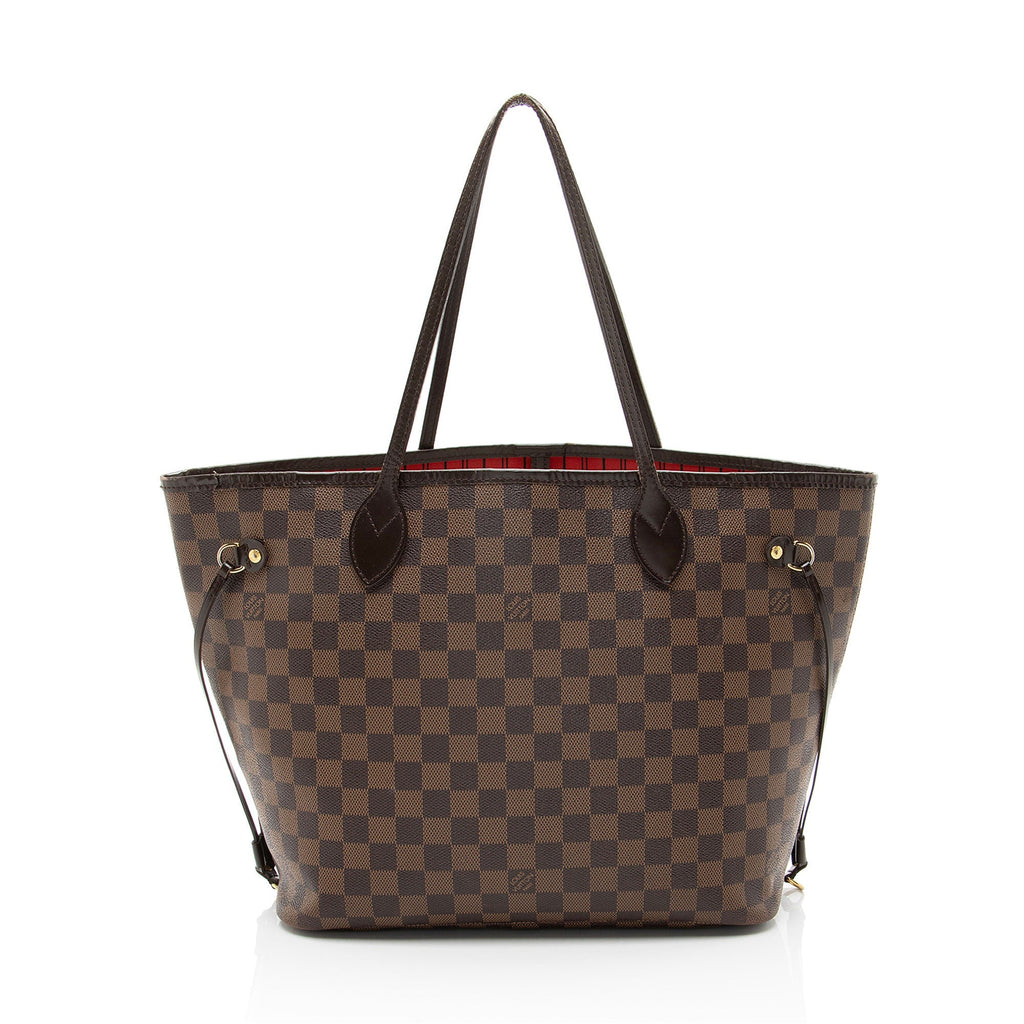 Louis Vuitton Damier Ebene Neverfull MM Tote