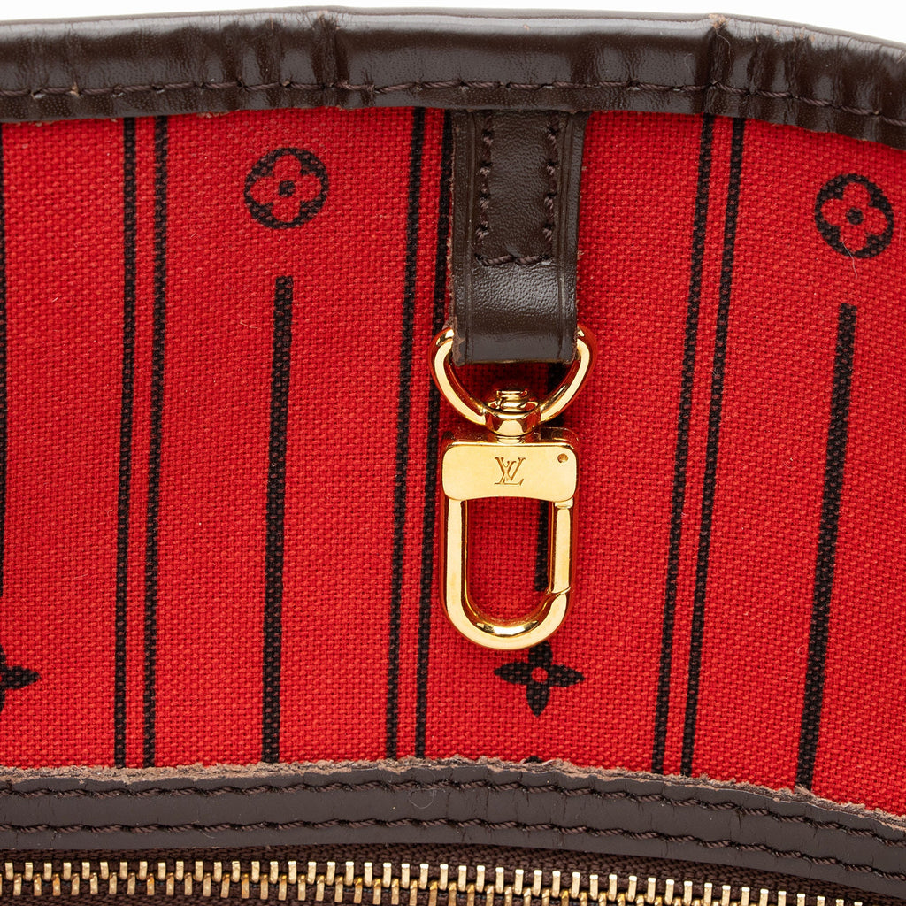Louis Vuitton Damier Ebene Neverfull MM Tote