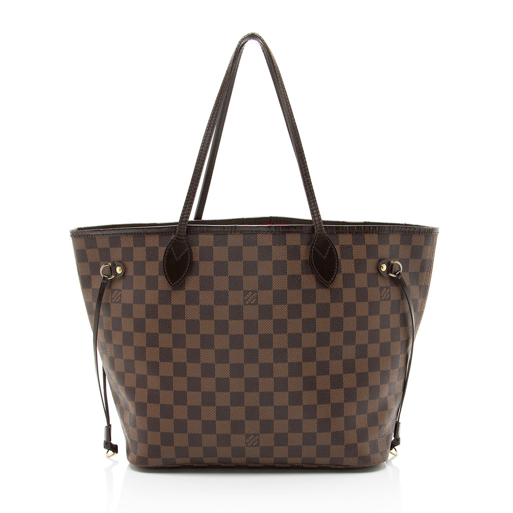 Louis Vuitton Damier Ebene Neverfull MM Tote