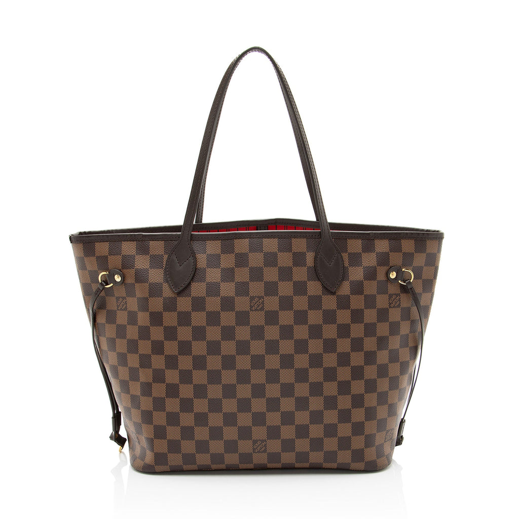 Louis Vuitton Damier Ebene Neverfull MM Tote