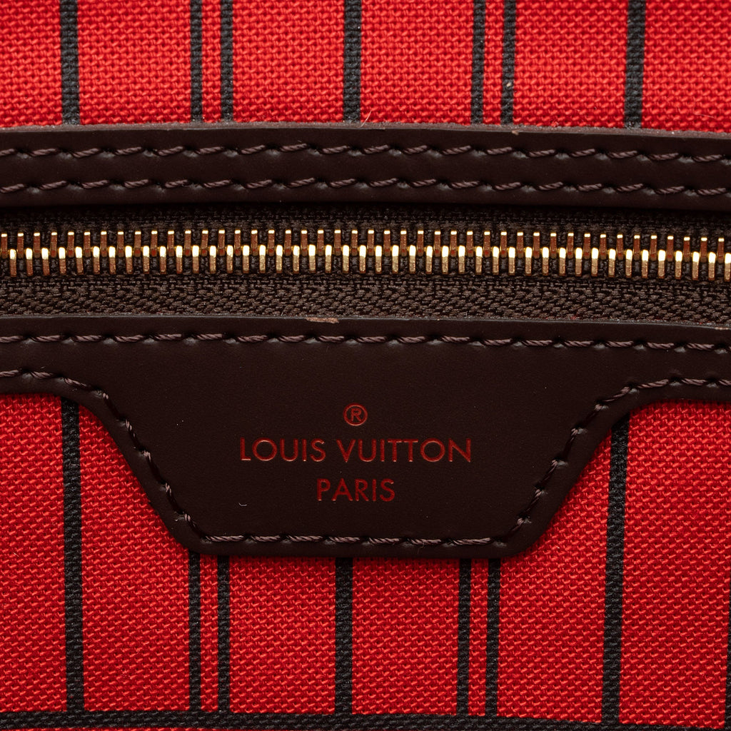 Louis Vuitton Damier Ebene Neverfull MM Tote