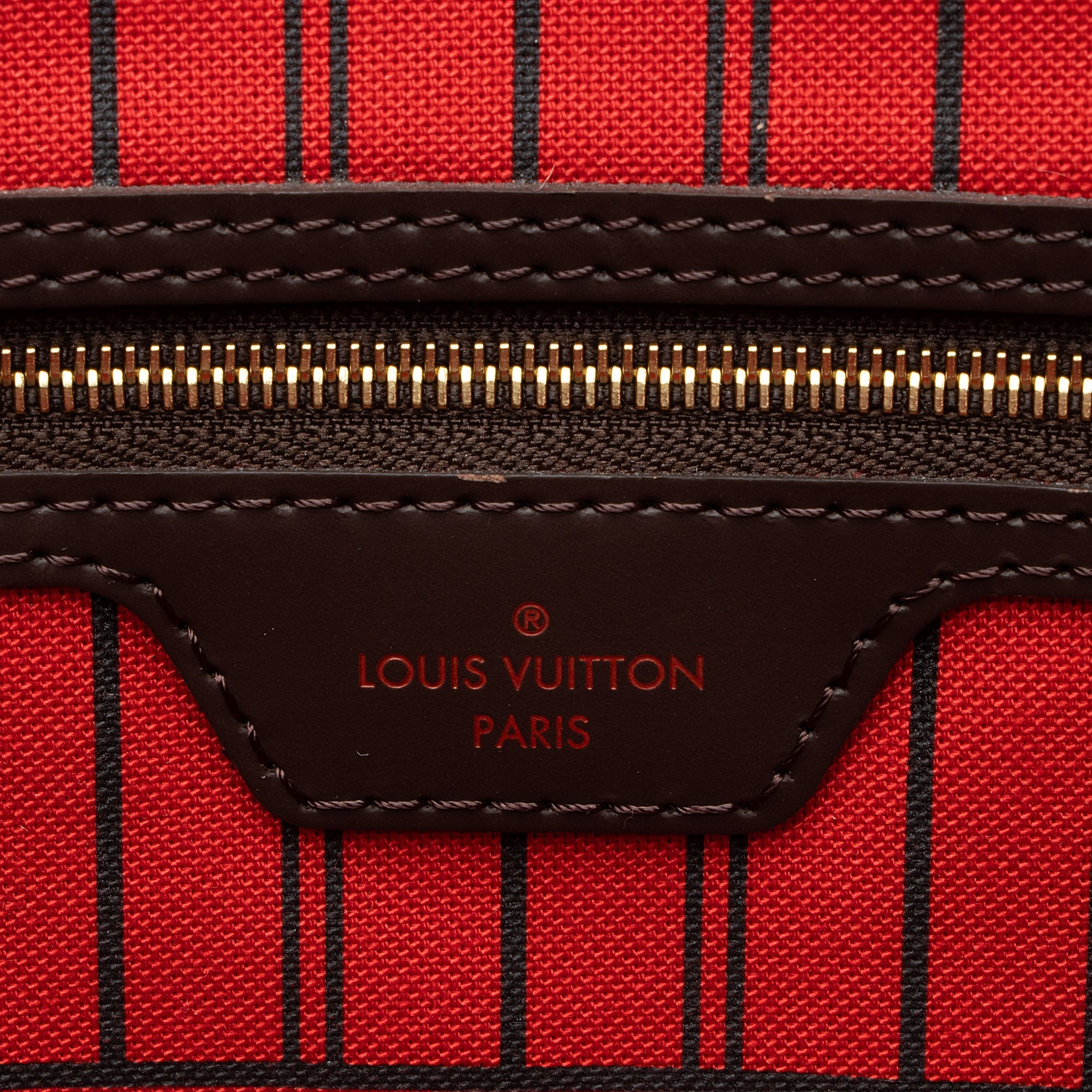 Louis Vuitton Damier Ebene Neverfull MM Tote
