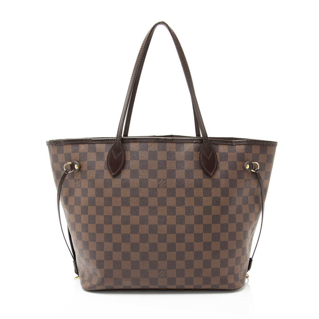 Louis Vuitton Damier Ebene Neverfull MM Tote