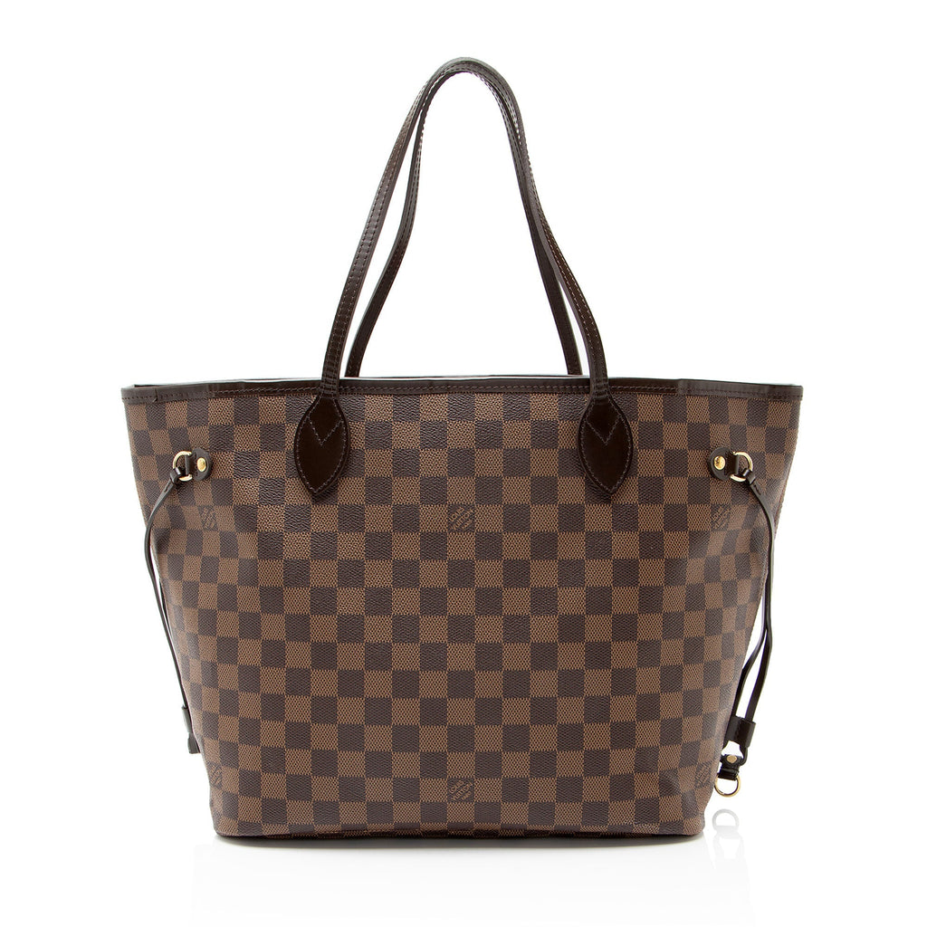 Louis Vuitton Damier Ebene Neverfull MM Tote