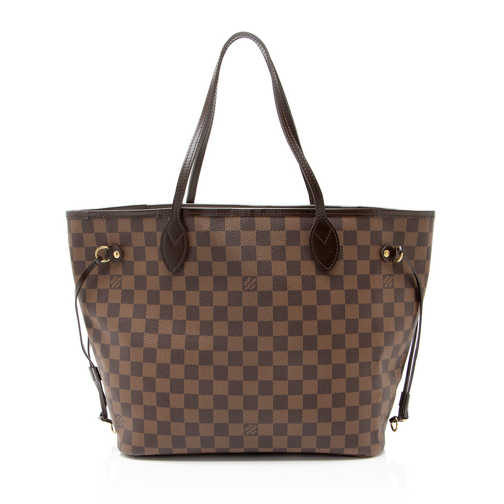 Louis Vuitton Damier Ebene Neverfull MM Tote
