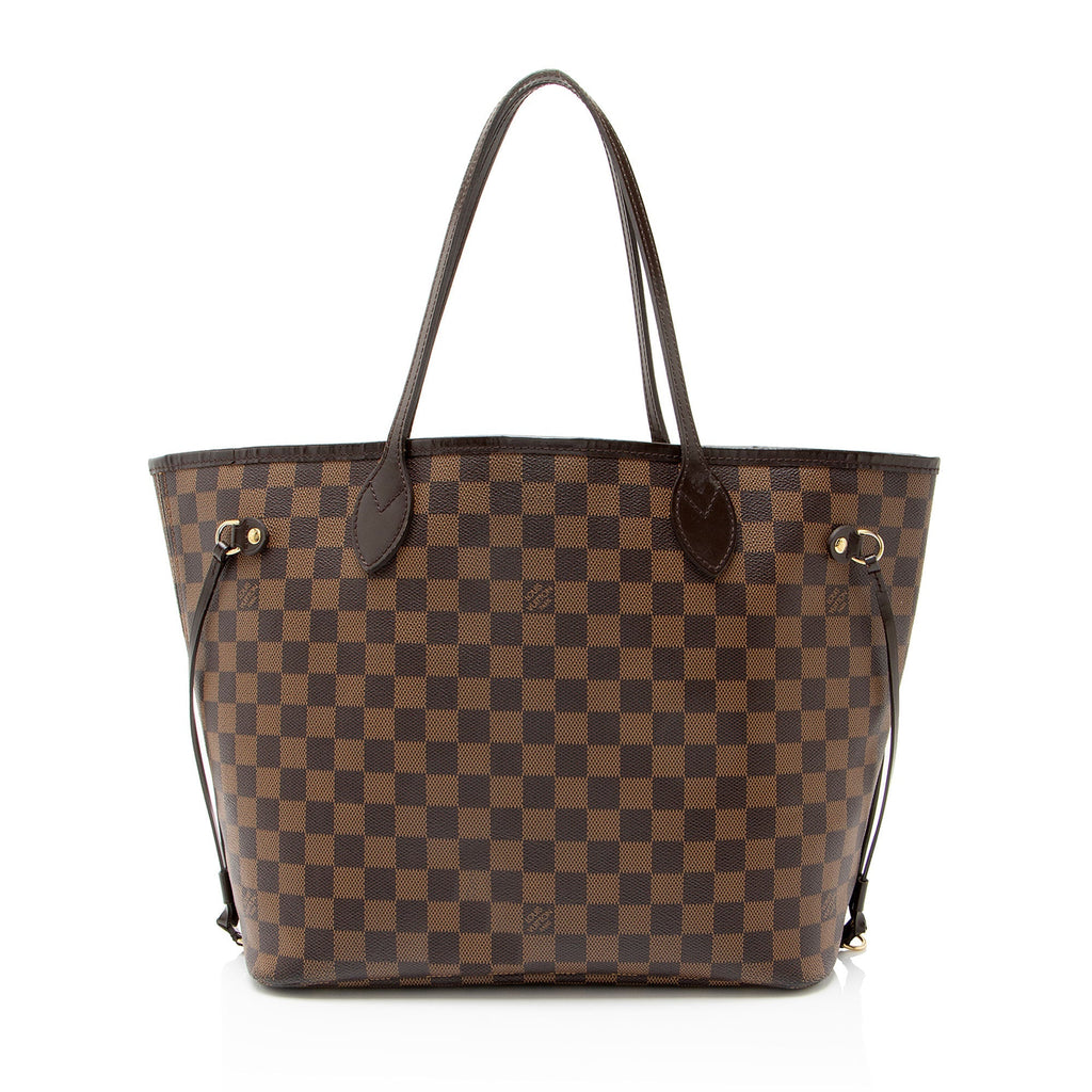 Louis Vuitton Damier Ebene Neverfull MM Tote
