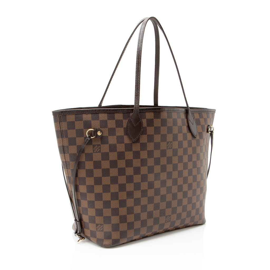 Louis Vuitton Damier Ebene Neverfull MM Tote