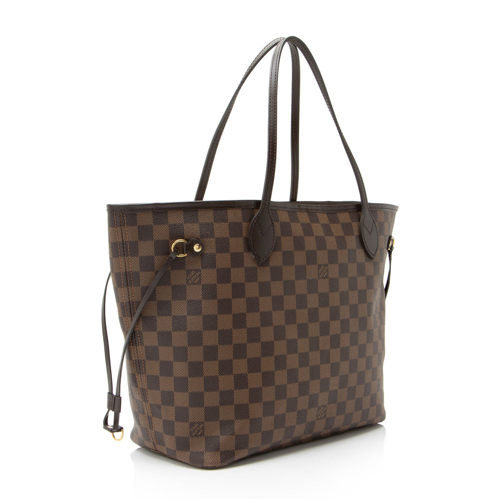 Louis Vuitton Damier Ebene Neverfull MM Tote