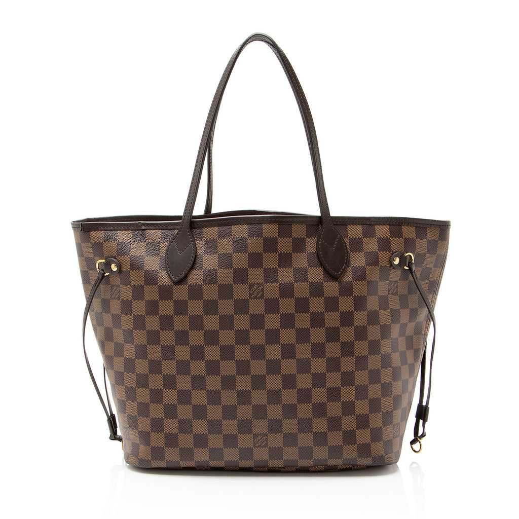 Louis Vuitton Damier Ebene Neverfull MM Tote