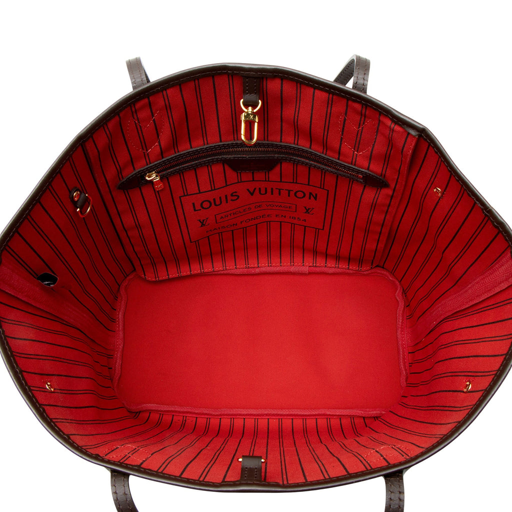 Louis Vuitton Damier Ebene Neverfull MM Tote