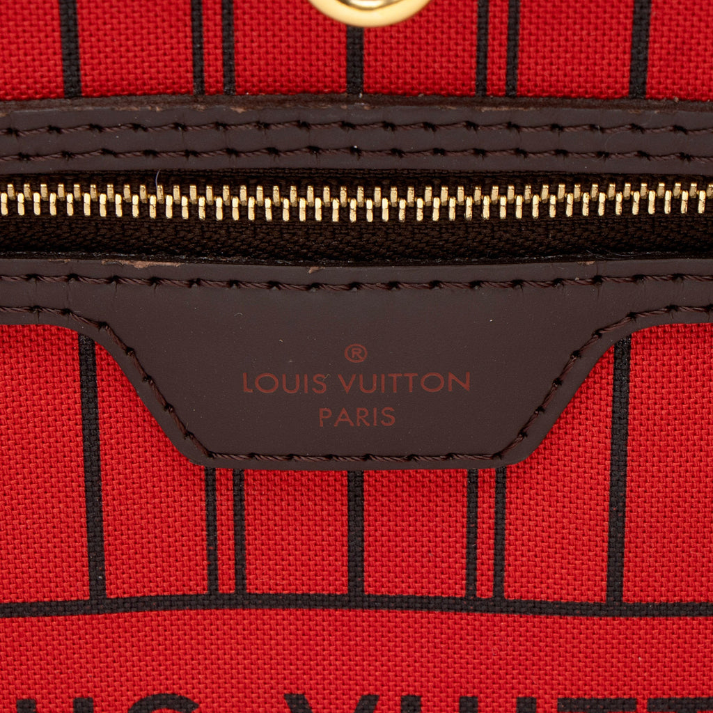Louis Vuitton Damier Ebene Neverfull MM Tote