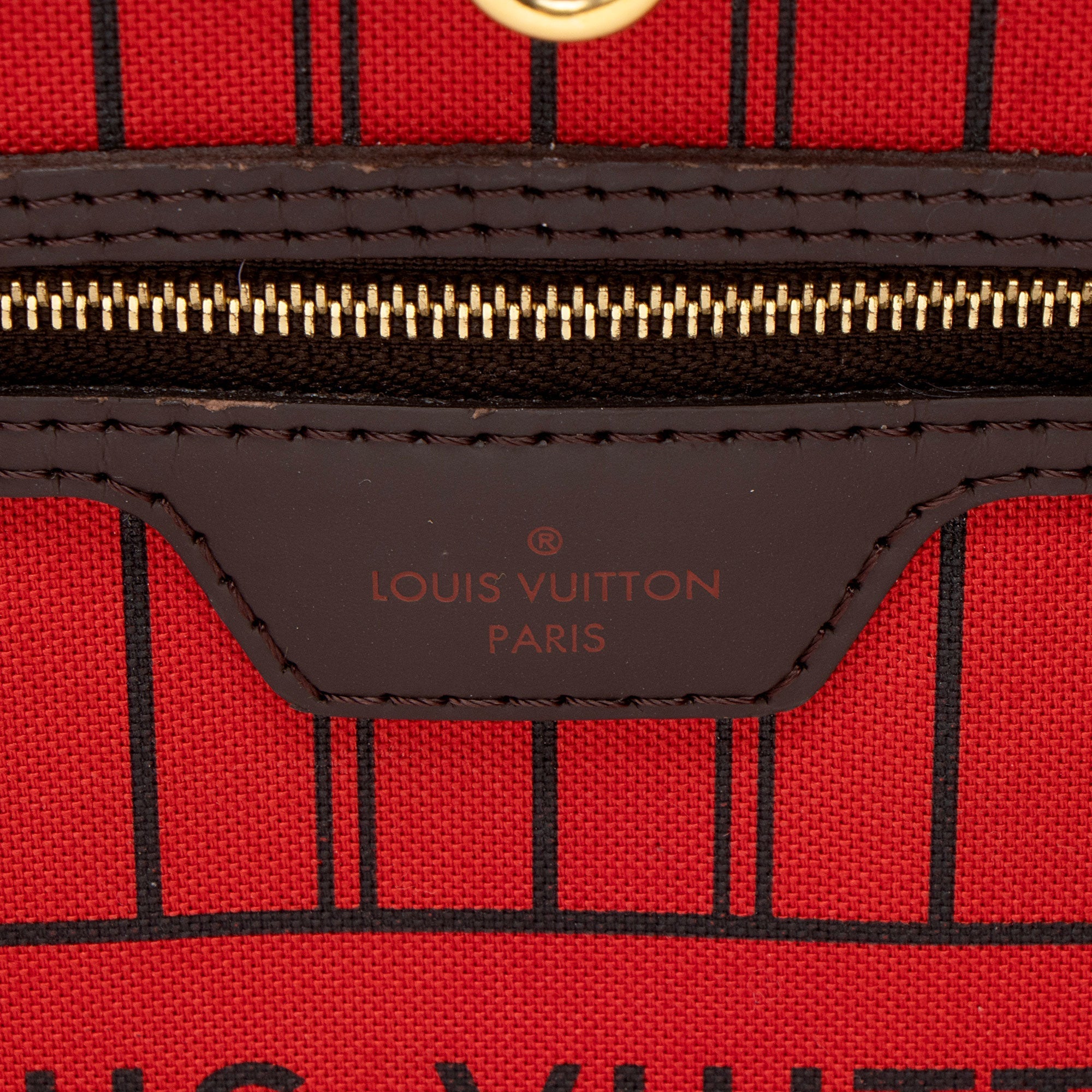 Louis Vuitton Damier Ebene Neverfull MM Tote