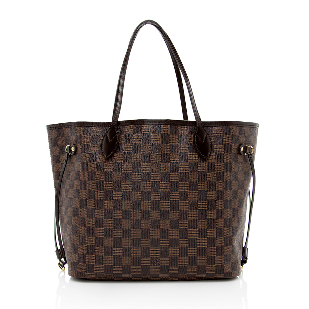 Louis Vuitton Damier Ebene Neverfull MM Tote (SHF-18741)