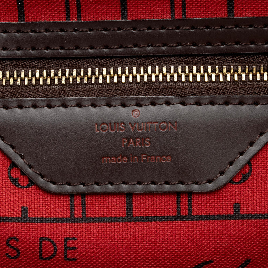 Louis Vuitton Damier Ebene Neverfull PM Tote (SHF-22958)