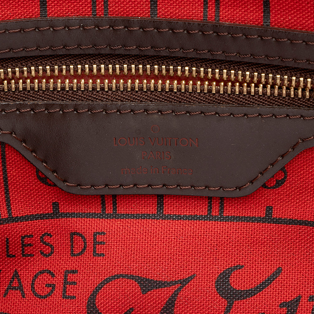 Louis Vuitton Damier Ebene Neverfull PM Tote - FINAL SALE (SHF-19822)