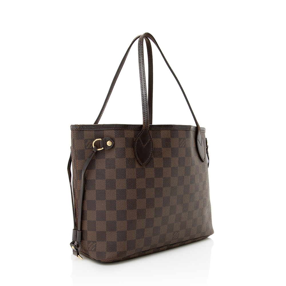 Louis Vuitton Damier Ebene Neverfull PM Tote - FINAL SALE (SHF-19822)