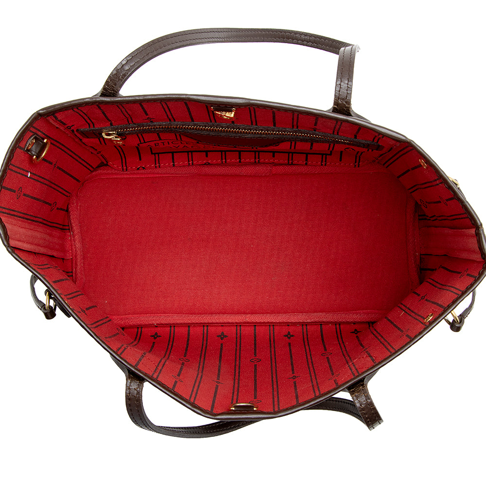 Louis Vuitton Damier Ebene Neverfull PM Tote (SHF-21929)