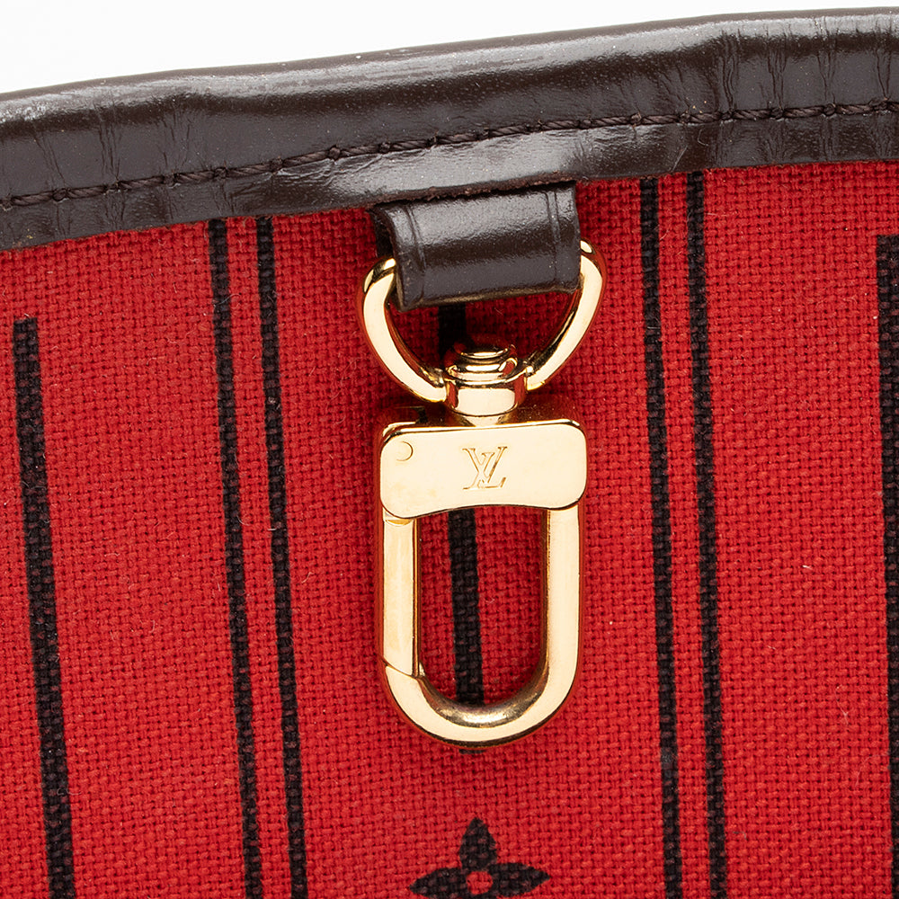 Louis Vuitton Damier Ebene Neverfull PM Tote (SHF-21979)