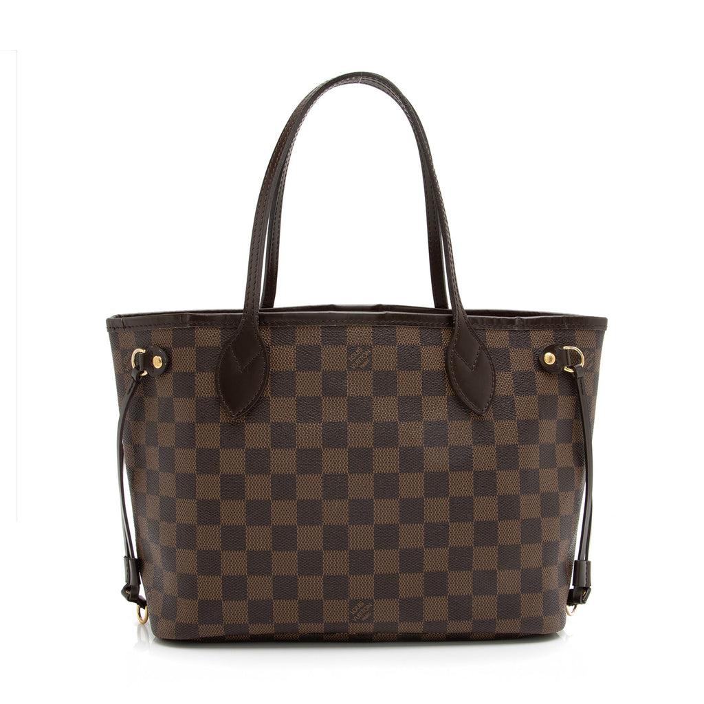 Louis Vuitton Damier Ebene Neverfull PM Tote (SHF-23431)