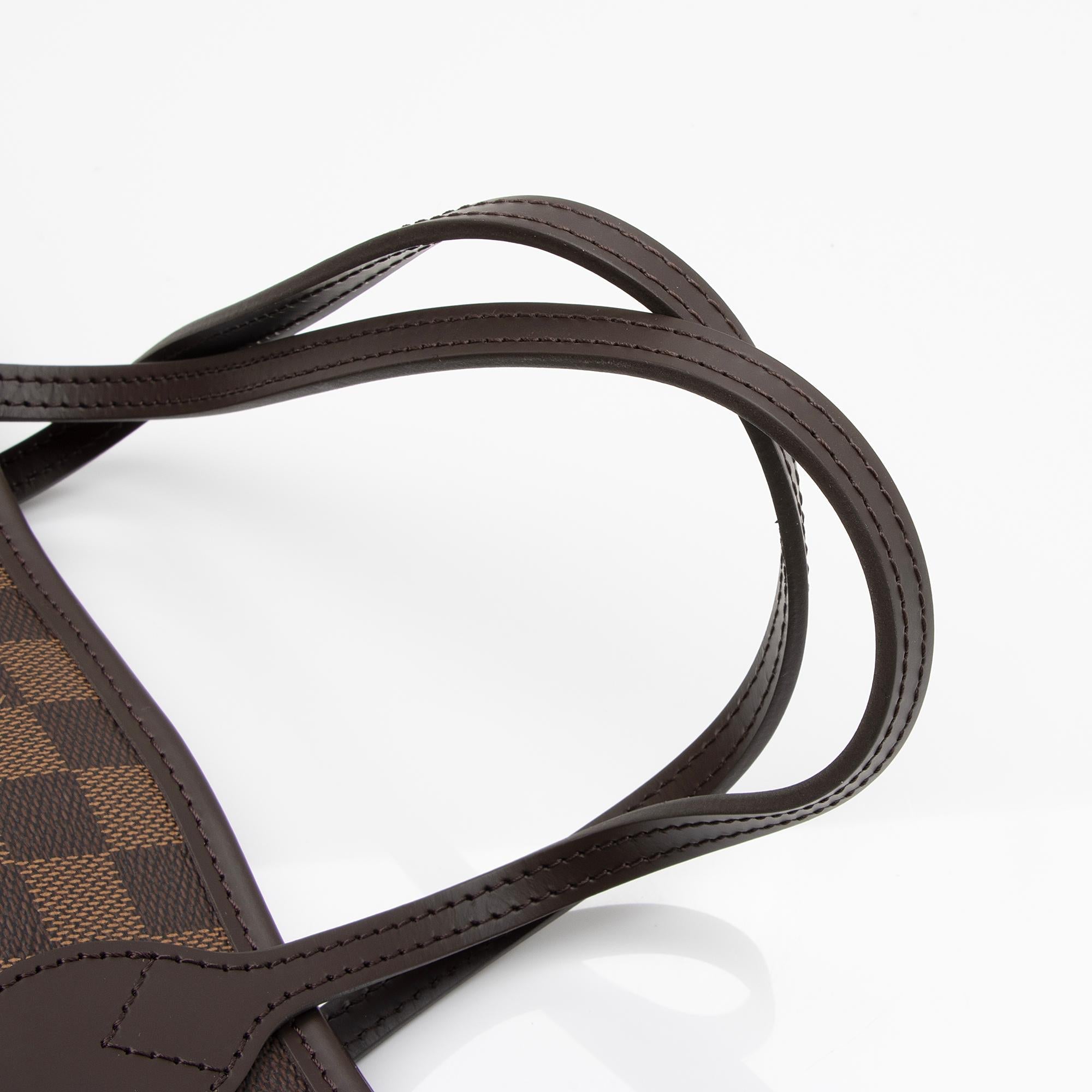 Louis Vuitton Damier Ebene Neverfull PM Tote (SHF-ZUwsqw)