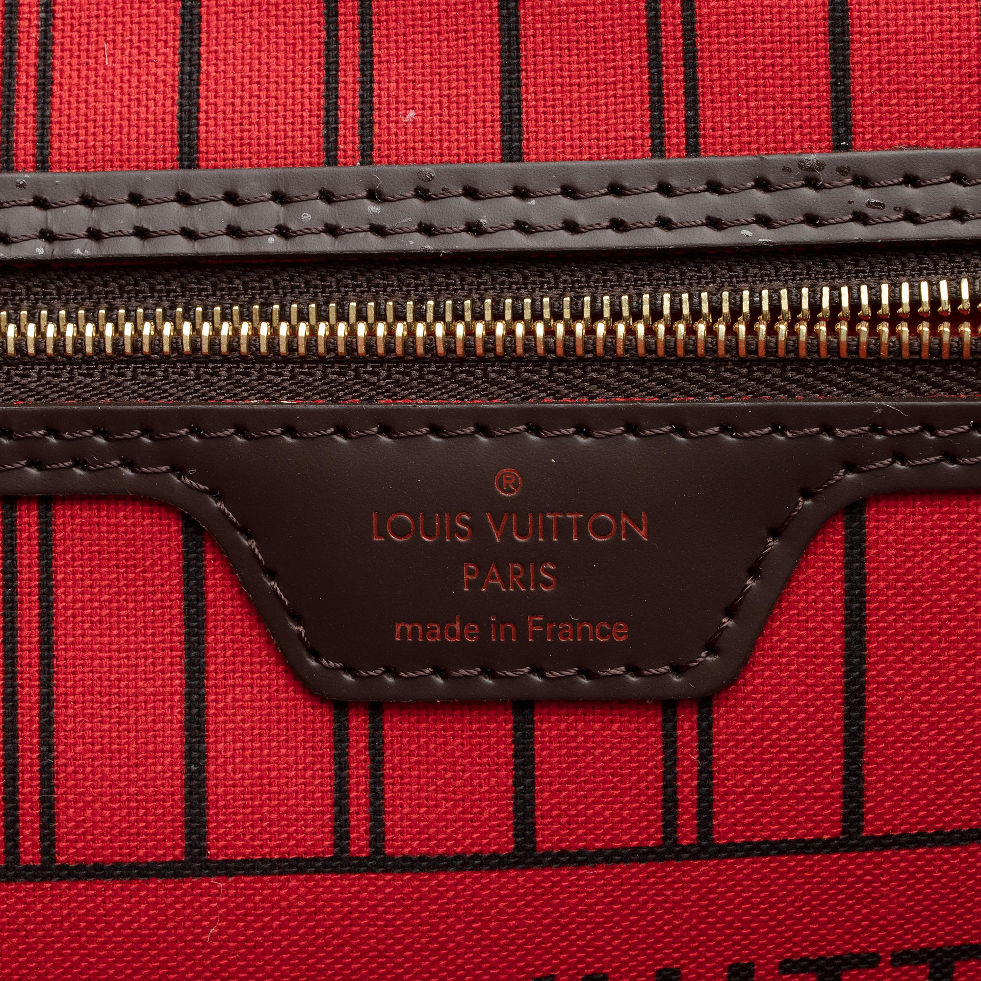 Louis Vuitton Damier Ebene Neverfull PM Tote (SHF-ZUwsqw)