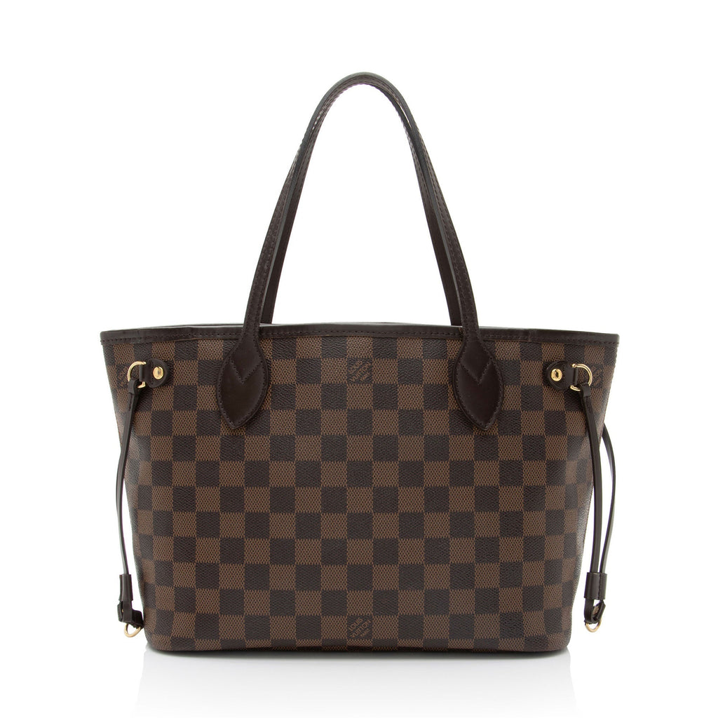 Louis Vuitton Damier Ebene Neverfull PM Tote (SHF-tJg2Id)