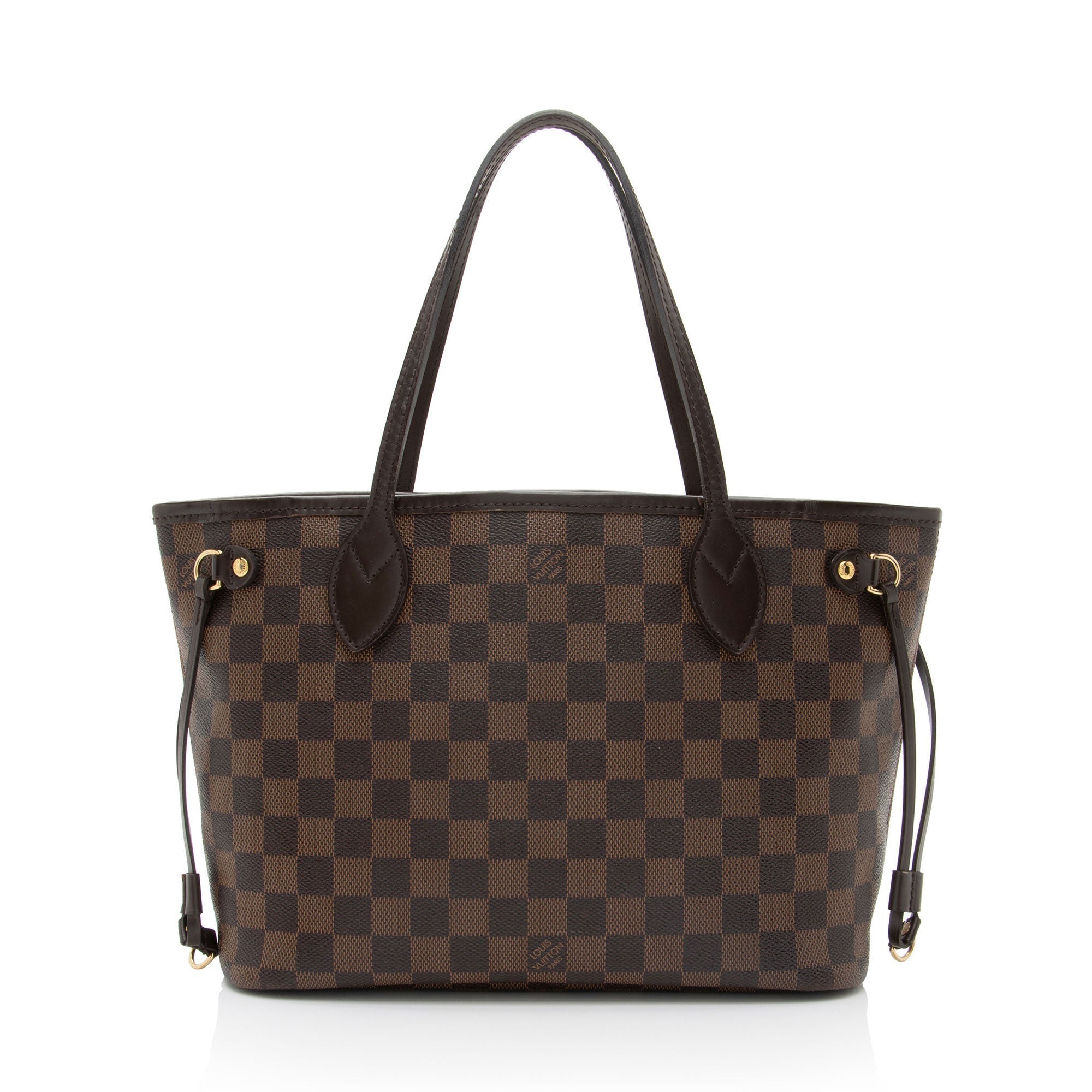 Louis Vuitton Damier Ebene Neverfull PM Tote (SHF-tJg2Id)