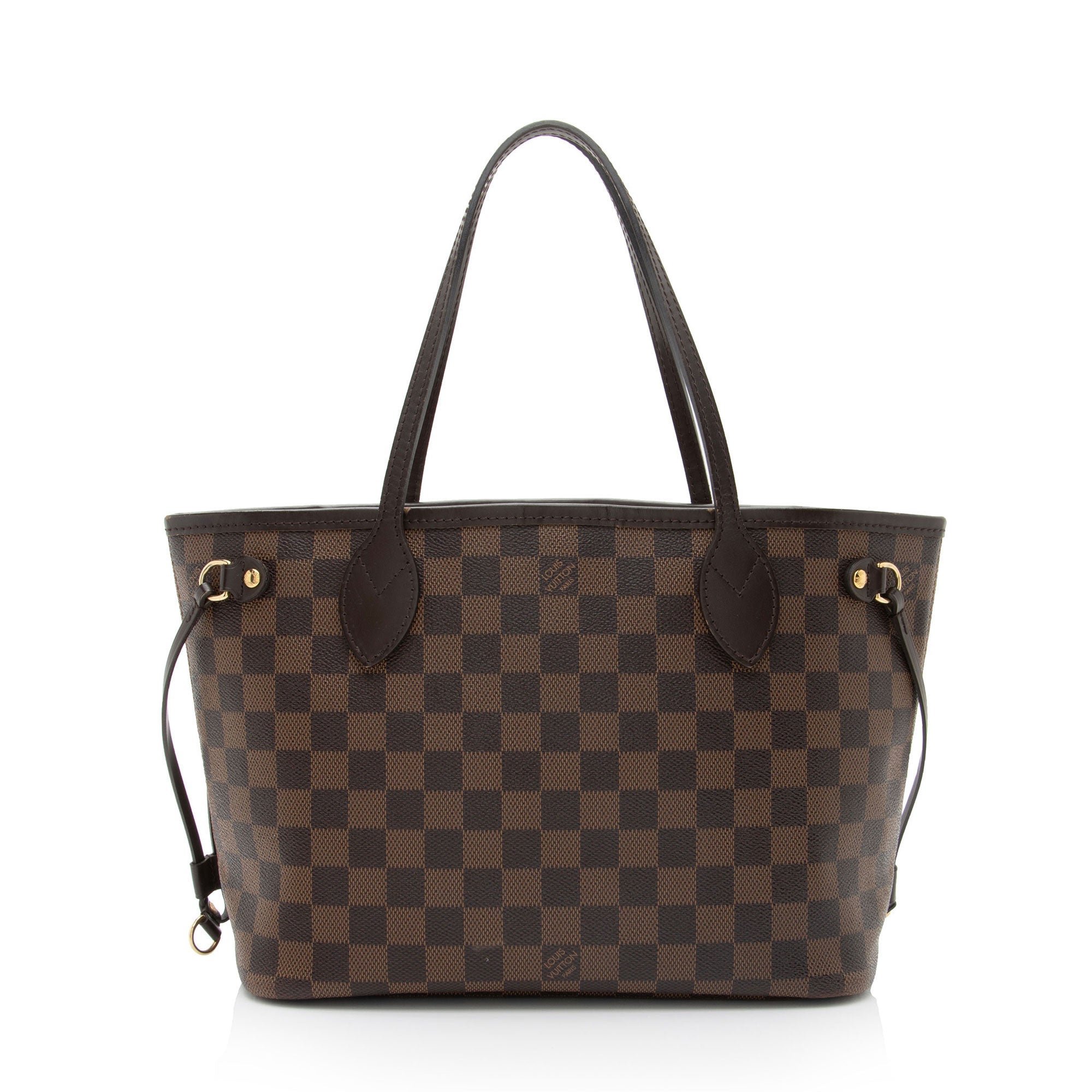 Louis Vuitton Damier Ebene Neverfull PM Tote (SHF-tJg2Id)