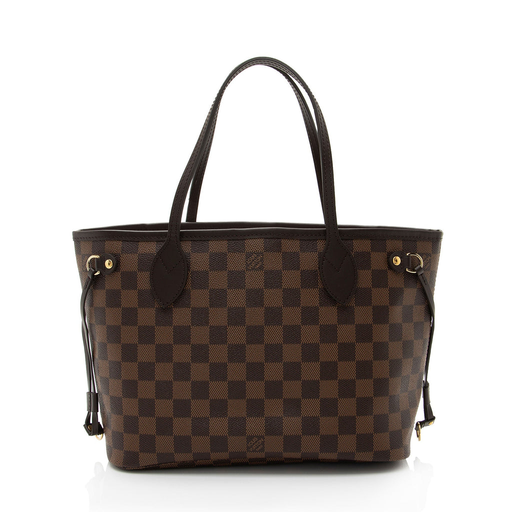 Louis Vuitton Damier Ebene Neverfull PM Tote (SHF-oolqXi)