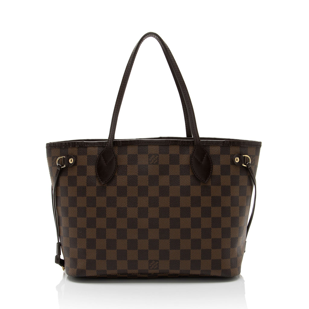 Louis Vuitton Damier Ebene Neverfull PM Tote (SHF-vQArNz)