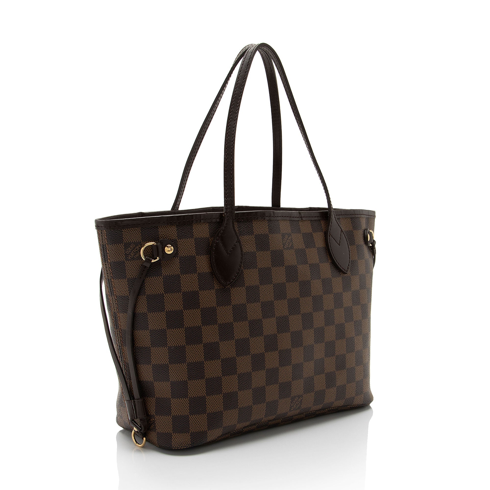 Louis Vuitton Damier Ebene Neverfull PM Tote (SHF-vQArNz)