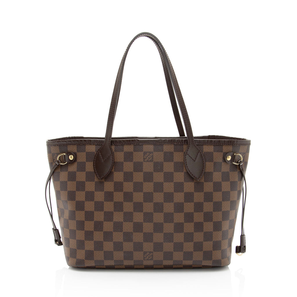 Louis Vuitton Damier Ebene Neverfull PM Tote (SHF-BNyKhH)