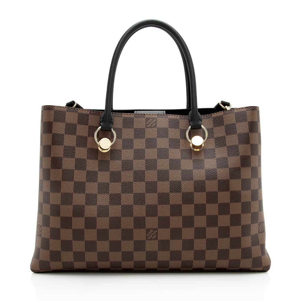 Louis Vuitton Damier Ebene Riverside Tote (SHF-22892)