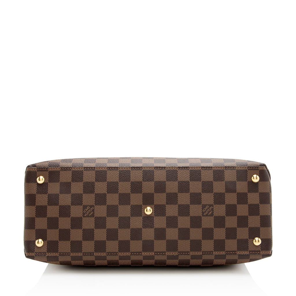 Louis Vuitton Damier Ebene Riverside Tote (SHF-22892)