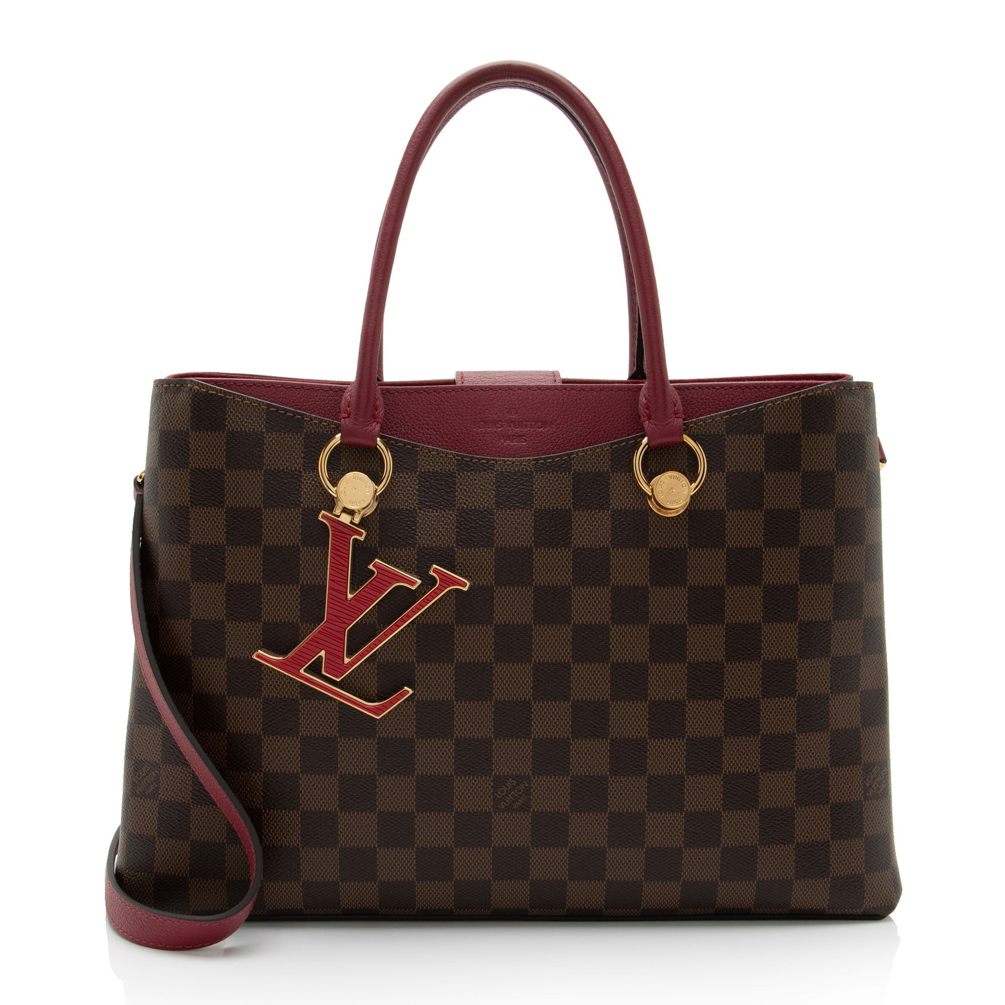 Louis Vuitton Damier Ebene Riverside Tote (SHF-lvruce)