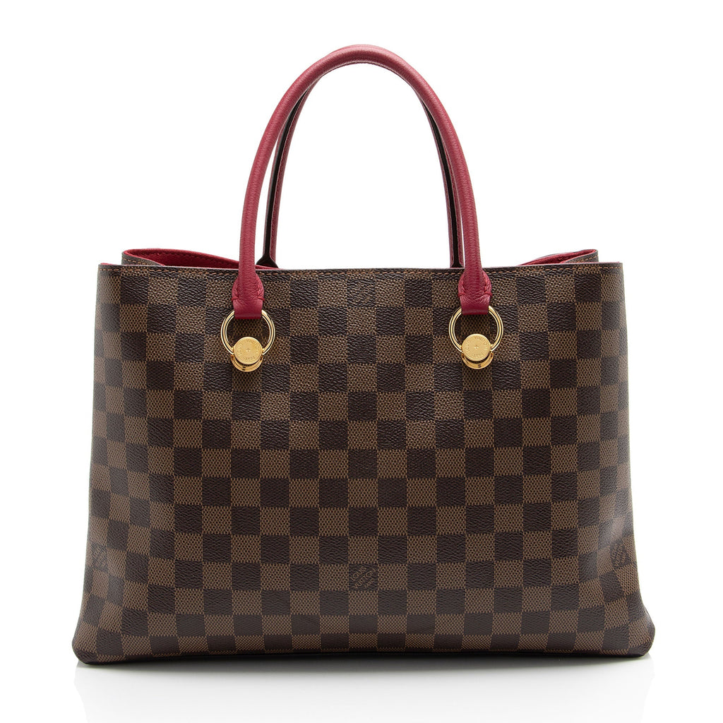 Louis Vuitton Damier Ebene Riverside Tote (SHF-GWPZgU)