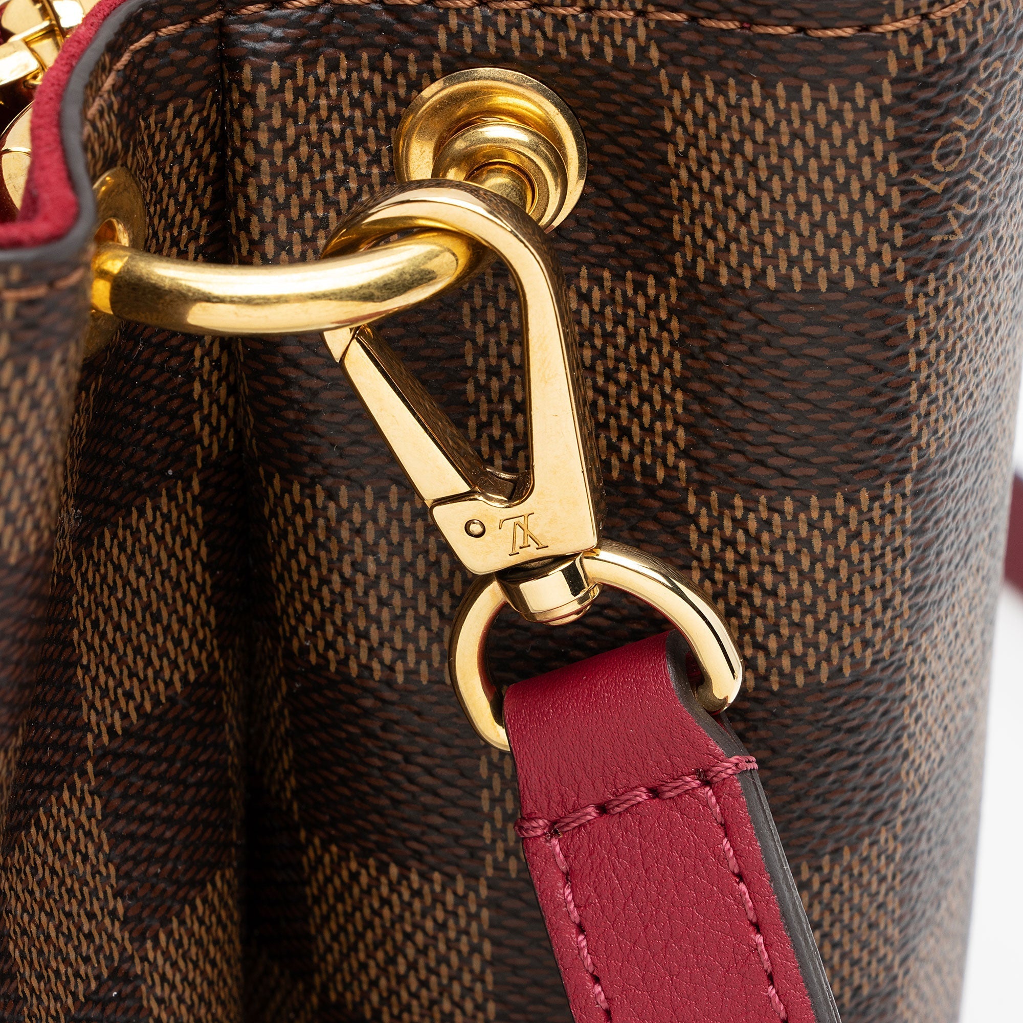 Louis Vuitton Damier Ebene Riverside Tote (SHF-GWPZgU)