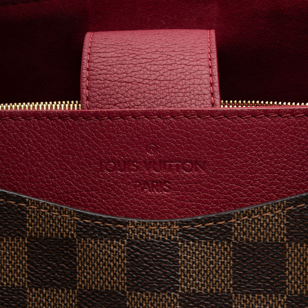 Louis Vuitton Damier Ebene Riverside Tote (SHF-GWPZgU)