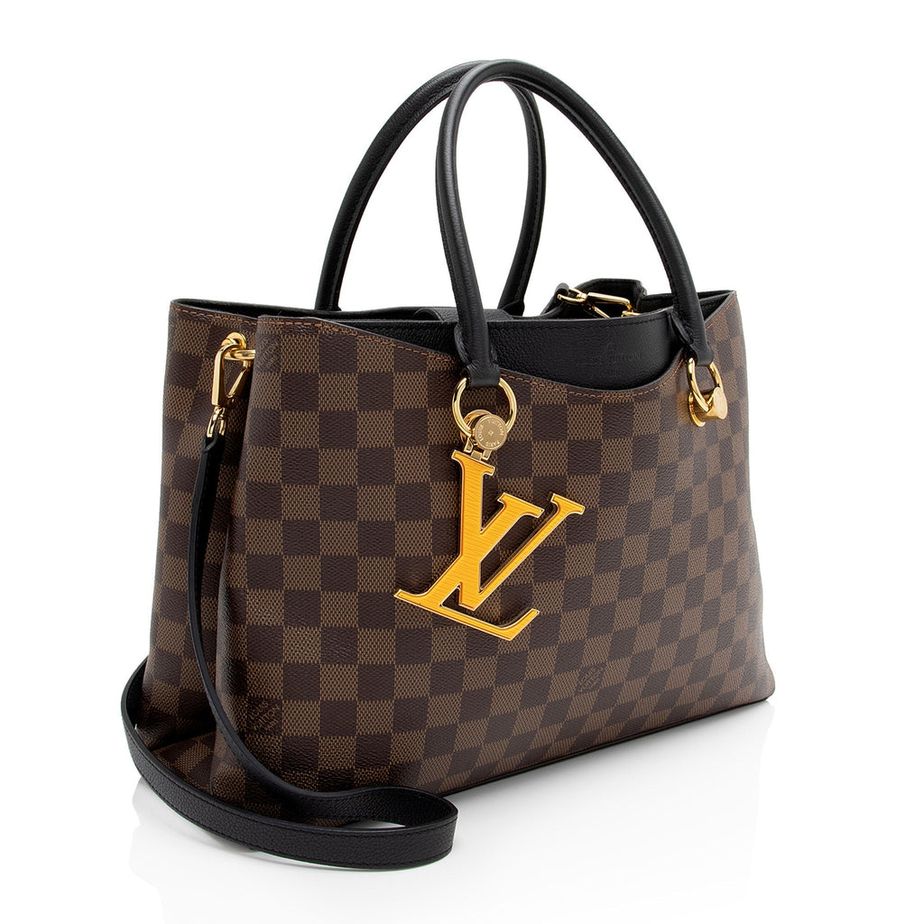 Louis Vuitton Damier Ebene Riverside Tote (SHF-dLRXv2)