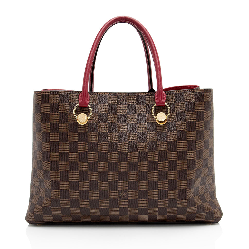 Louis Vuitton Damier Ebene Riverside Tote (SHF-VhMAnM)
